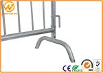 Heavy Duty Galvanized Steel pedestrian barricades with interlock system