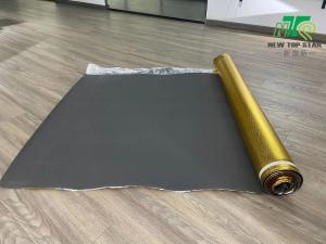 Quality 3mm EVA Foam Roll Underlay , Soundproof Standard Flooring Underlayment With Golden Film wholesale