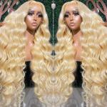 Cuticle Aligned 100% Raw 613 Human Hair Wig Lace Closure Vendors