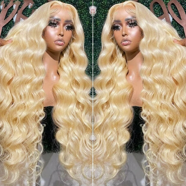 Cuticle Aligned 100% Raw 613 Human Hair Wig Lace Closure Vendors