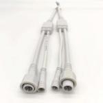Outdoor LED Light PVC Waterproof Y Shape Connector IP67 Cable Connector