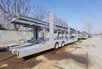 Hydraulic Axle Trailer Lifting Towing Double Deck Car Carrier Trailer With 8