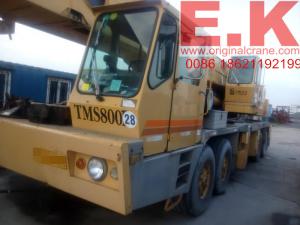 Quality 80ton used Grove hydraulic truck mobile crane (TMS800B) wholesale