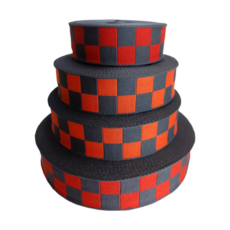 Fashion Style 30mm Polyester Jacquard Webbing Custom For Bag Strap