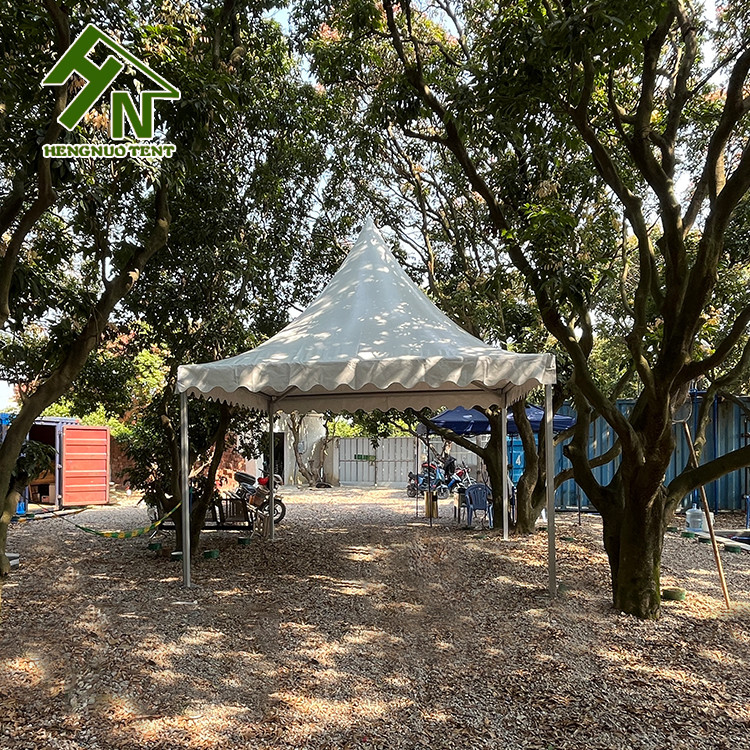 White Color Self Cleaning Pagoda Event Tent For Home Graden