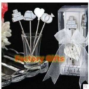Quality Table Silver Wedding Souvenir Gifts Metal Fruit Fork Personalized Wedding Favors wholesale