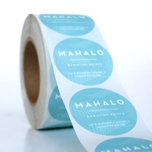 Quality Waterproof Round Personalised Business Stickers wholesale