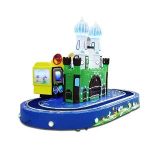 Quality Trackless Train Coin Operated Carousel Kiddie Ride Merry Go Round For 1 Player wholesale