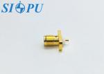 Microstrip Coaxial Female SMA RF Connectors Flange Mounted