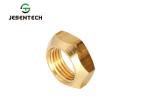 Knurled Industrial Metal Nuts , Custom Made Brass Non Standard Fasteners