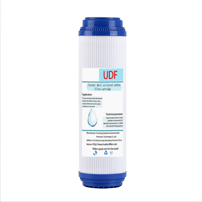 Huiston 10 Inch Coconut Shell Activated Carbon Filter for Industrial Water Filtration