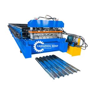 Quality 14-20 Stations Floor Decking Machine With 75mm Shaft Diameter wholesale
