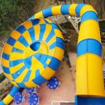 Colorful Large Fiberglass Slide for Water Park