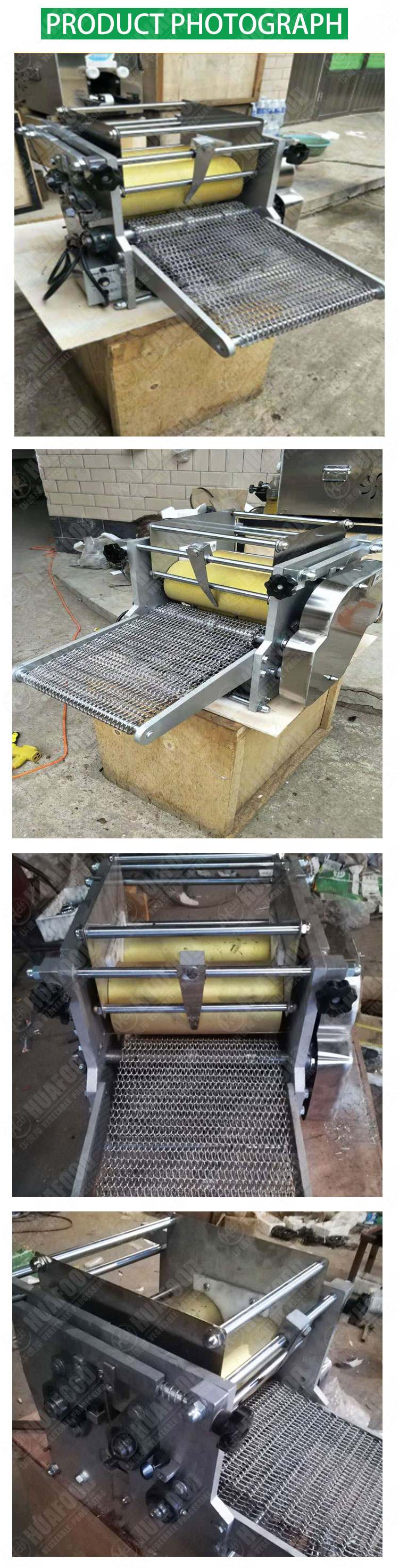 Stainless Steel China Automatic Dough Roller Sheeter Machine Electric Dumpling Skin Noodle Cutter Pasta Maker Making Machine