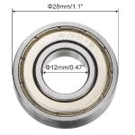 Double Sealed 6000 Series Bearing 12x28x8mm 6001ZZ Bearing High Speed