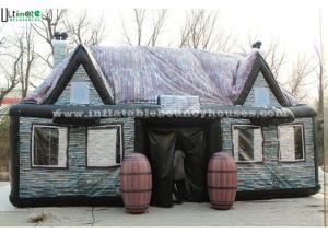Quality Custom Made Air Inflatable Tents , Full Printing Inflatable Pub Tent wholesale