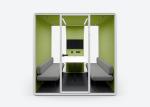 Large Size XL Sound Proof Meeting Pods With Table Chair For 6 - 8 Person
