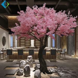 Quality Large Japanese Cherry Artificial Blossom Tree For Indoor Outdoor Decoration wholesale