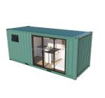 Steel Frame Galvanized Steel Bending 180g Modern 20FT 40FT Prefabricated House