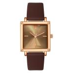 Japan Movement Women Square Antique Wrist Quartz Female Watches
