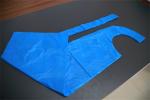 Waterproof LDPE Blue Disposable Aprons For Medical / Food Industry Protection