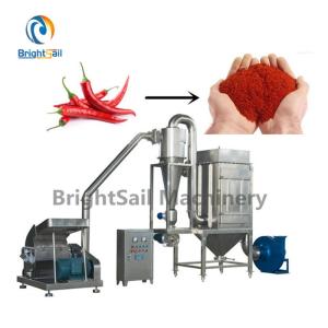 Quality Red Chilli Powder Making Machine Cumin Pepper Hammer Mill Pulverizer 10 To 40 Mesh wholesale
