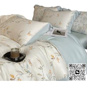 Quality Four Piece Set Of Silk Bed Sheets, Duvet Covers, Summer Ice Silk wholesale