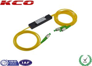 Quality FC / APC Single Mode 1310/1550nm Dual Windows Fiber Optic 1*2 Fused Coupler wholesale