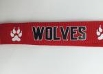 Nice Red silk screen Lanyards with plastic detachable buckle