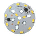 White Soldermask Aluminum PCB Board 1.0W Thermal Conductivity Metal Core 1.6mm