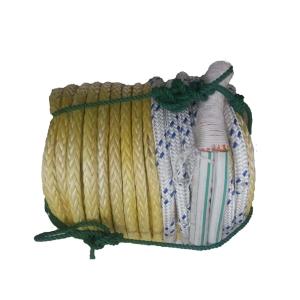 Quality Tanker Oil Ship Amsteel Winch LineTwelve Strand 60mm Bright Colour Special Coating wholesale