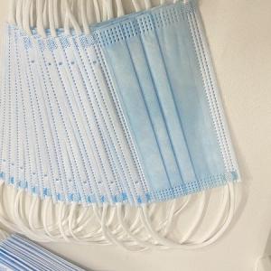 Quality TYPE IIR Disposable Face Mask Surgical Face Masks Blue Level III wholesale
