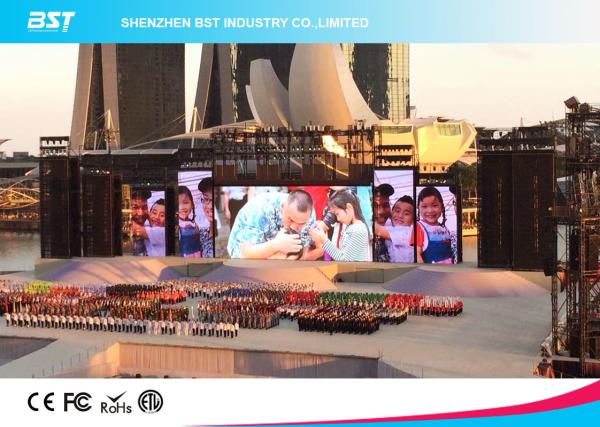 High Resolution P3.91 Outdoor Led Video Display Hire Led Screen , Waterproof