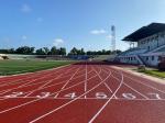 Thickness 13mm 15mm Running Track Eco Friendly Prefabricated Roll Material