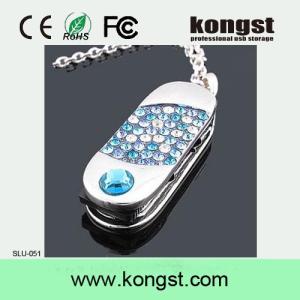 Quality Kongst Creative Novelty Gadget Shining Jewels Flash Drive USB/Crystal usb flash drive wholesale