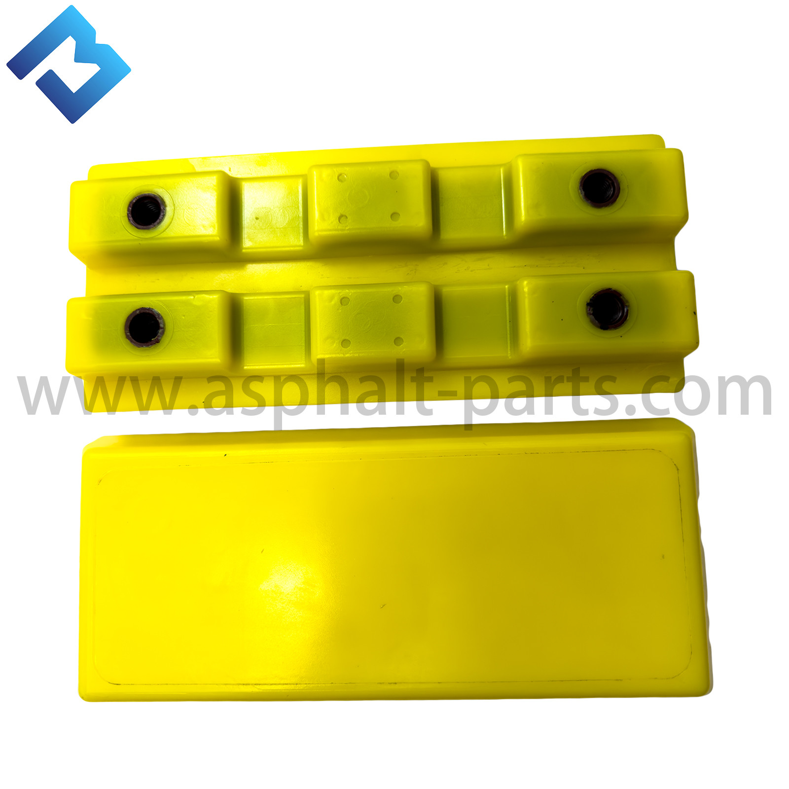 2411111/2102696 Milling Machine Spare Parts Undercarriage Parts Polyurethane Rubber Block Three Ribs Road Construction