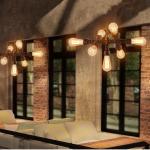 Loft Industrial Style Retro Water Pipe Chandelier Restaurant Aisle Coffee Shop