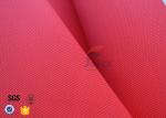 Red Acrylic Fiberglass Fire Blanket 480gsm 39" Industrial Fire Resistance