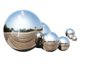 Quality Hollow Stainless Steel Ball Metal Steel Spheres 0.6mm thickness Mirror Polished Steel Sphere 200mm -800mm wholesale