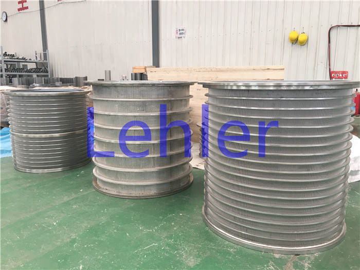PSB-450 Wedge Wire Screen , High - Precision 100 Mesh Strainer Basket