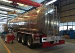 Stainless Steel Semi Trailer Water Tank Truck Hydraulic Flatbed Trailer