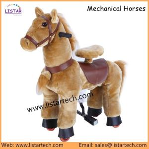 Quality Plush Rocking Horse on Wheels with Movement for Kids, Tennessee Walking Pony Walking Horse wholesale
