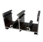 White Black Powder Coating Aluminum Thermal Break Window Profiles