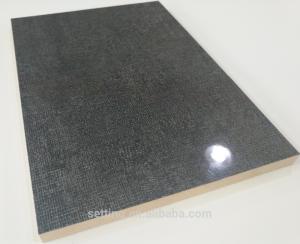 Quality 1220*2440Mm Uv Coated Marble Grey Gloss Mdf Sheets wholesale
