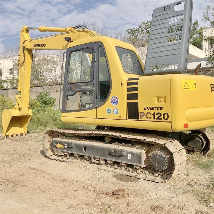 12 Ton Komatsu 120 Second-Hand Excavator with Perfect Performance and Original Color