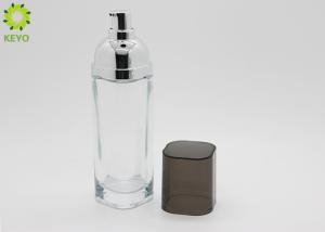 Quality Lotion Packaging Essence Pump Glass Cosmetic Containers For Beauty Products wholesale