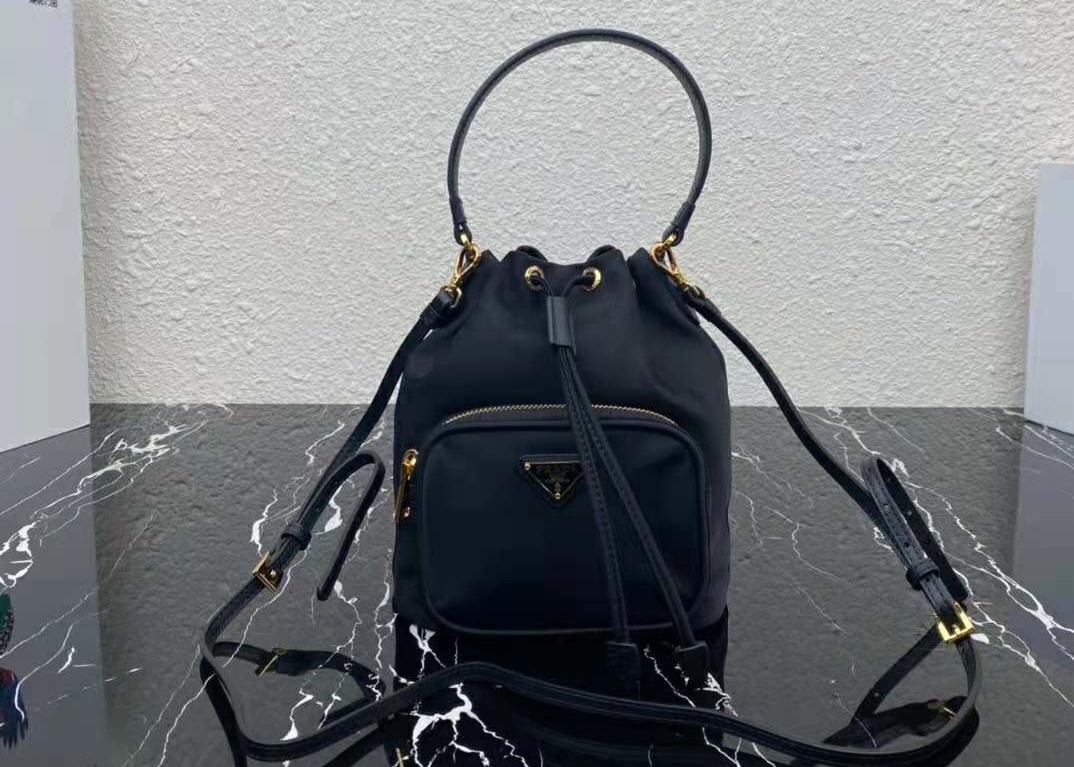 Bucket Nylon Cross Body 23cm Luxury Canvas Bag Big Capicity