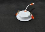 White Finish Round Panel 8000K 6W Recessed LED Ceiling Light