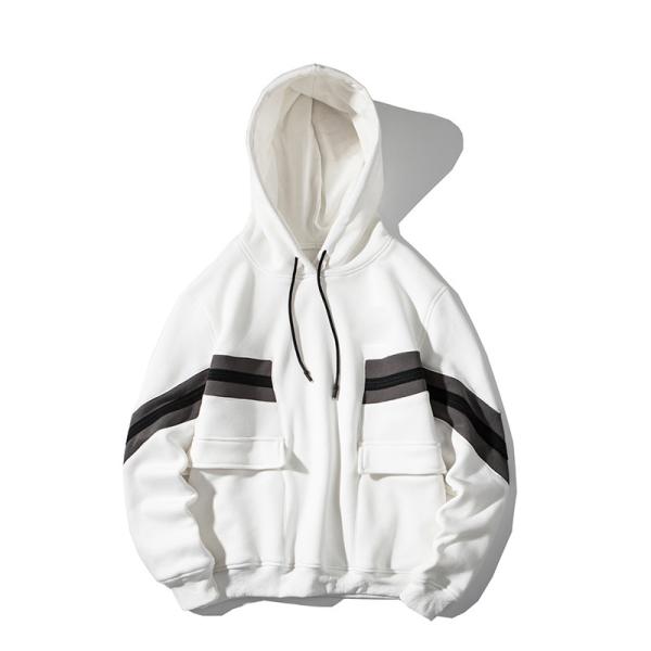 Full Sublimation 100 cotton Unisex Plain Hoodies Autumn Long Sleeve Pullover