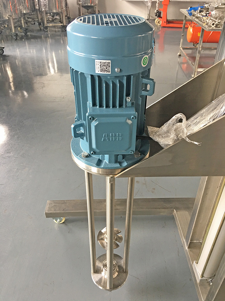 Durable Pneumatic Lifting Soap Mixer Machine , 4KW Lotion Manufacturing Equipment
